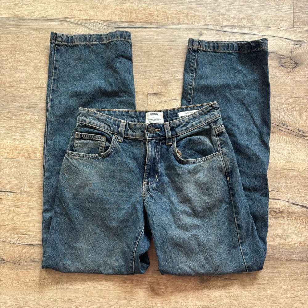 Cotton On Low Straight Jeans